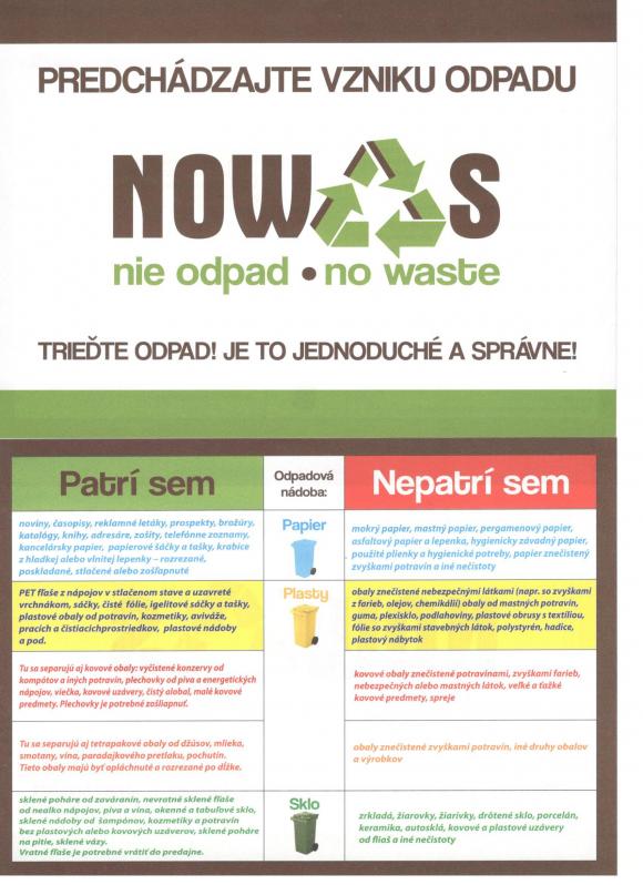Predchádzajte vzniku odpadu Predchádzajte vzniku odpadu